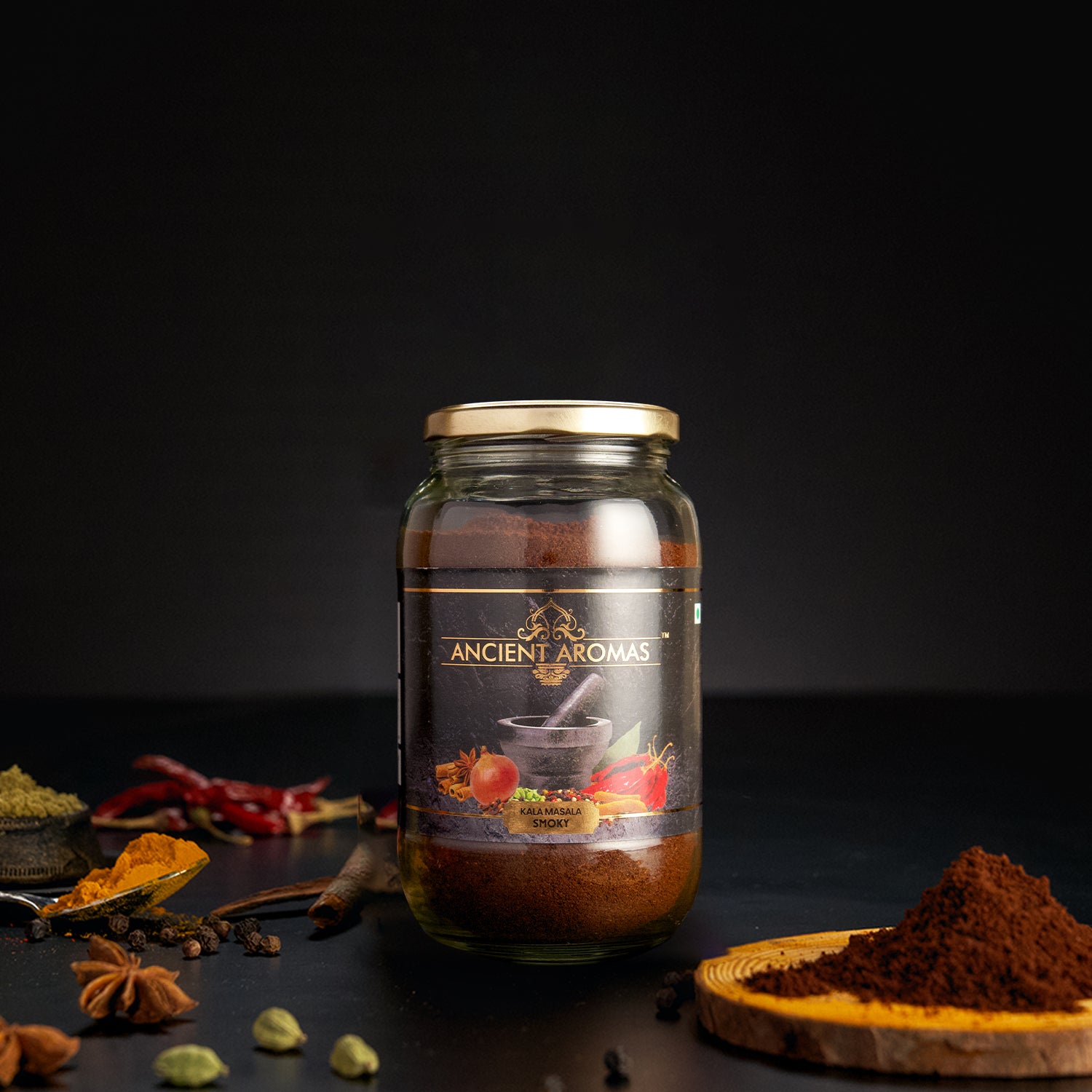 Ancient Aromas Kala Masala Smoky (250 Grams)