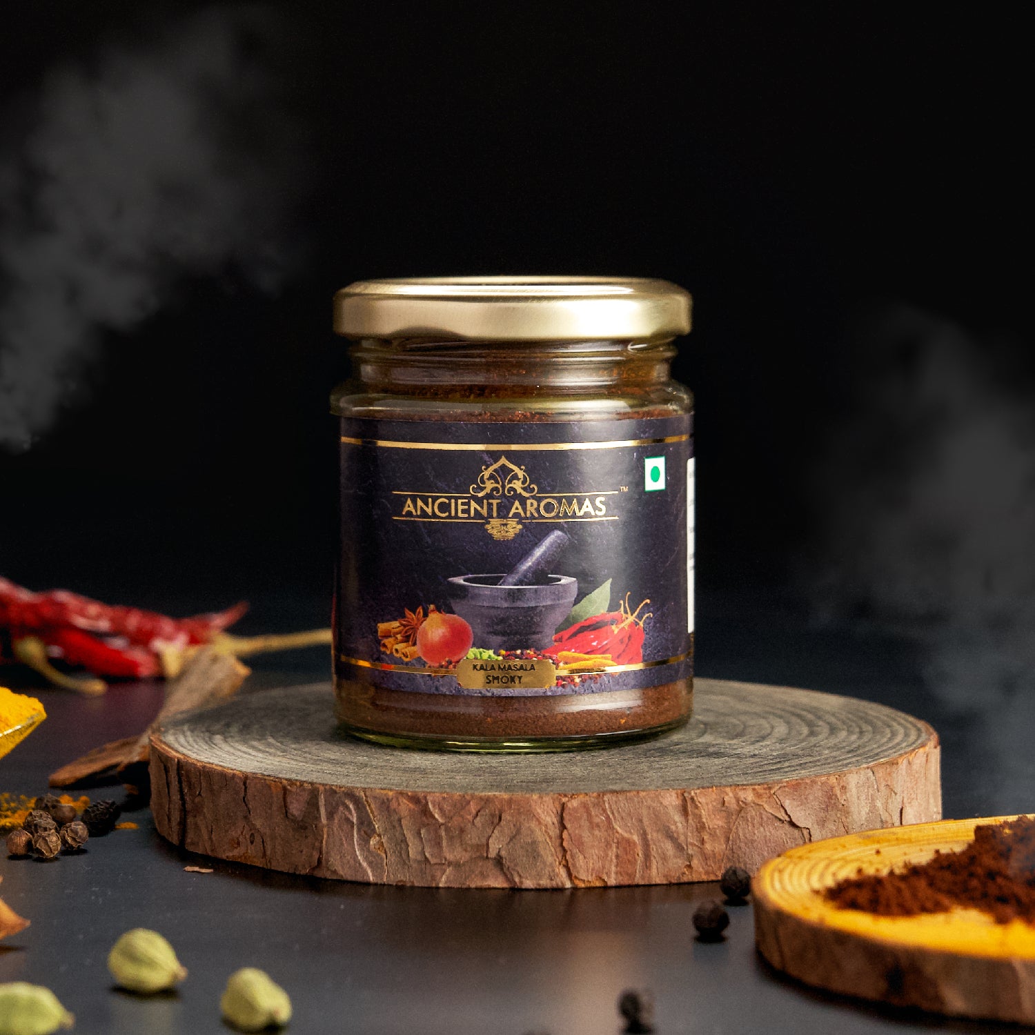 Ancient Aromas Kala Masala Smoky (100 Grams)